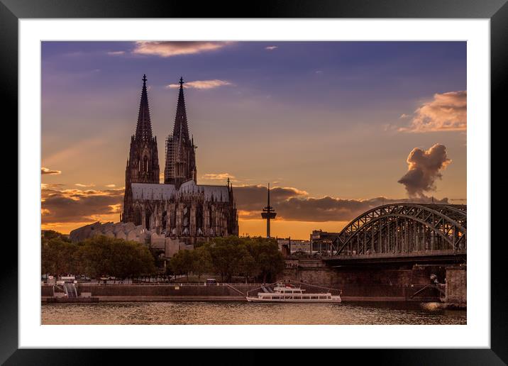 Cologne Cathedral Framed Mounted Print by Mick Sadler ARPS