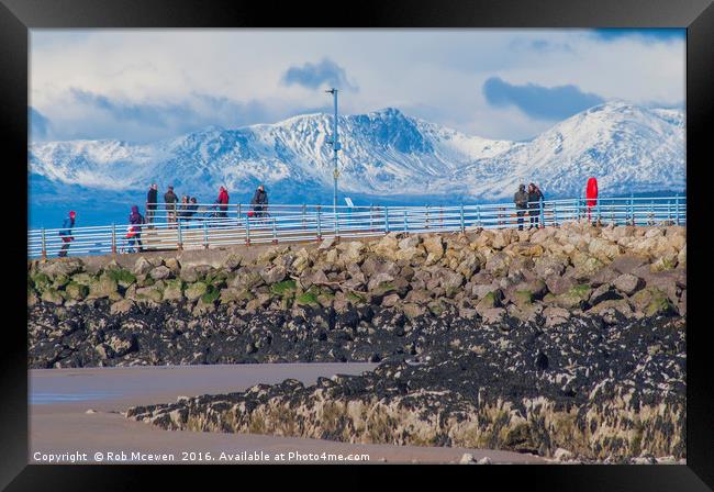 Morecambe Bay Framed Print by Rob Mcewen