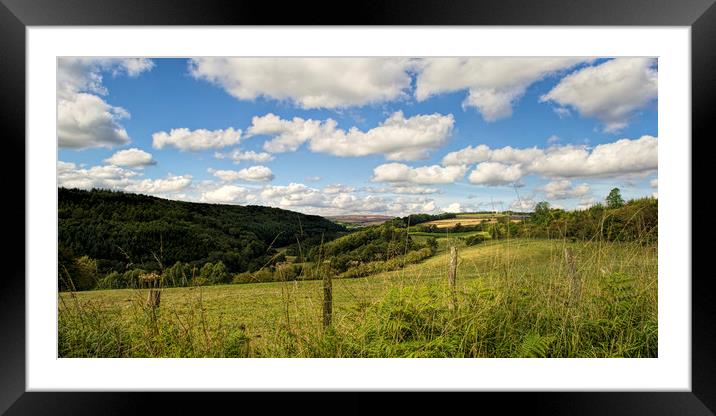 Yoadwath Panorama Framed Mounted Print by Colin Metcalf