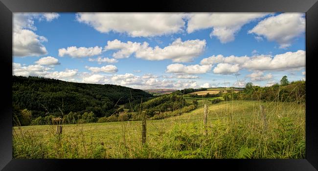 Yoadwath Panorama Framed Print by Colin Metcalf