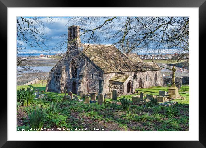 St Peters Church Framed Mounted Print by Rob Mcewen