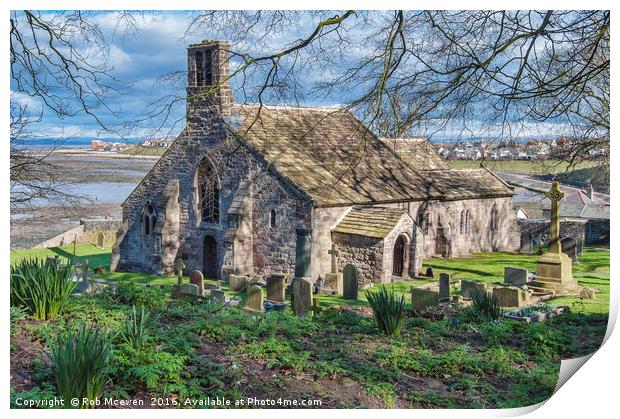 St Peters Church Print by Rob Mcewen