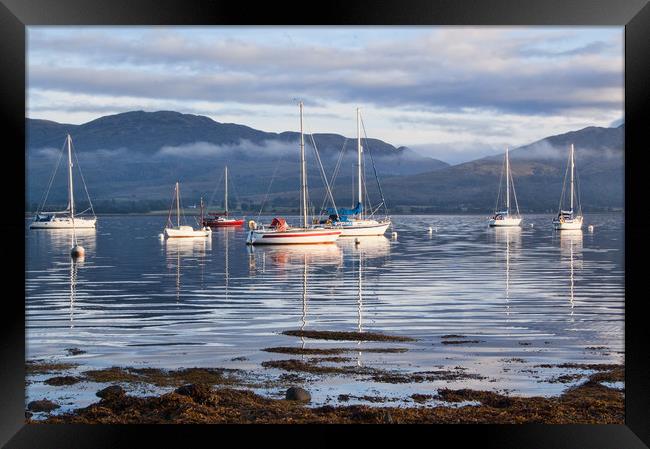 Loch Creran Morning Framed Print by Geoff Storey