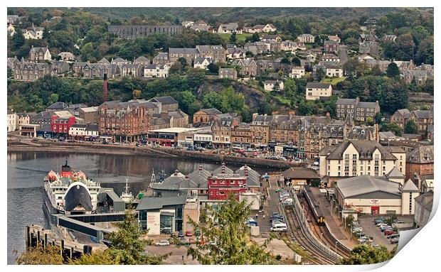 Oban Print by Geoff Storey