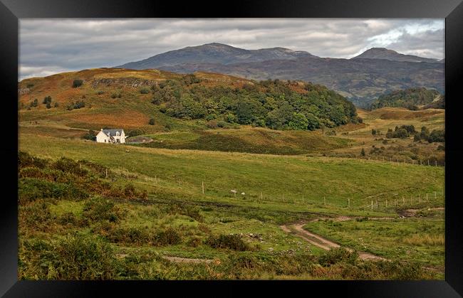 Connel and Black Lochs walk. Framed Print by Geoff Storey