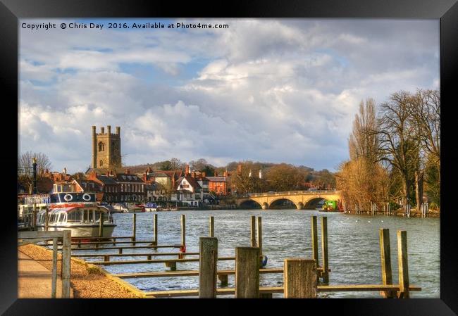 Henley-on-Thames Framed Print by Chris Day
