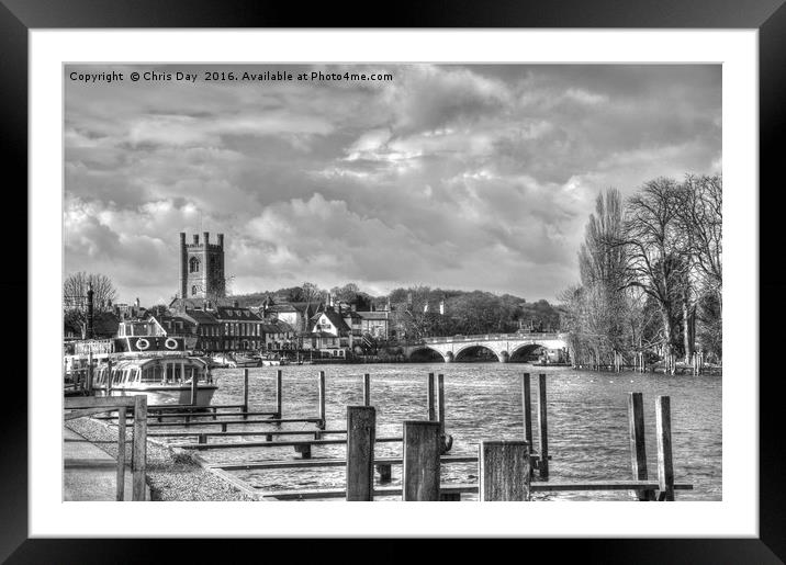 Henley-on-Thames Framed Mounted Print by Chris Day