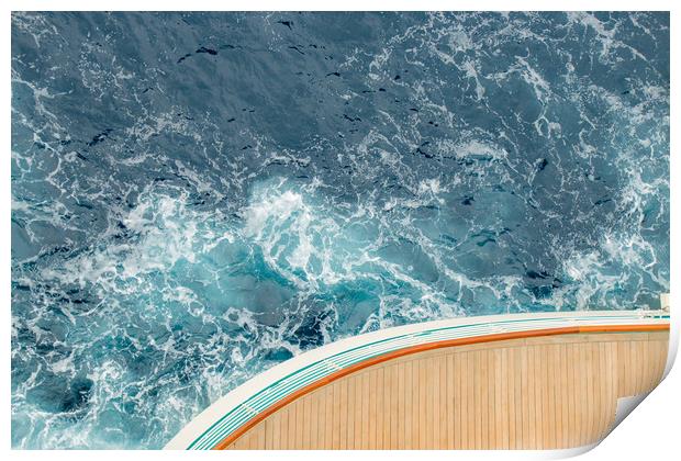 Cruising at sea Print by Mick Sadler ARPS