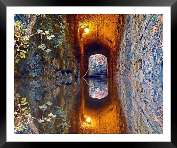 tunnel reflections Framed Mounted Print by paul ratcliffe