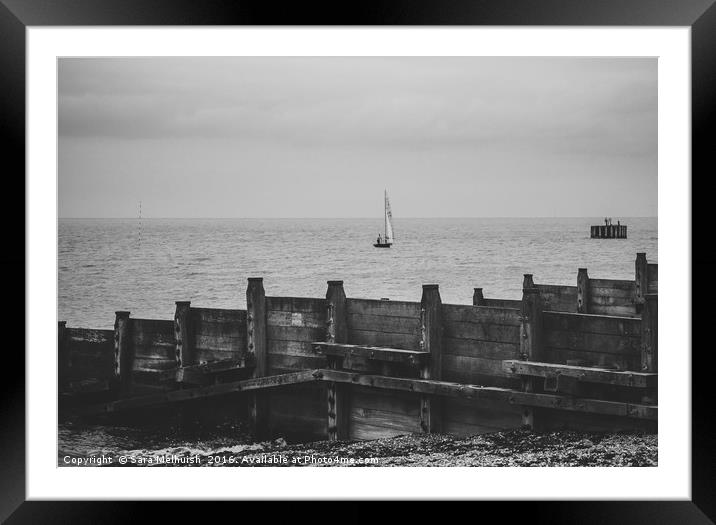 loneliness  Framed Mounted Print by Sara Melhuish