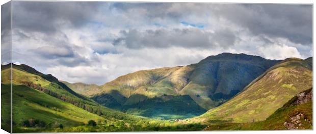 Hills in the Highlands Canvas Print by Mike Sherman Photog