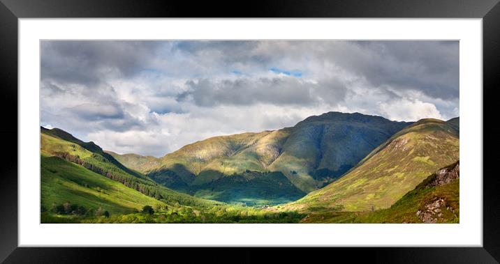 Hills in the Highlands Framed Mounted Print by Mike Sherman Photog