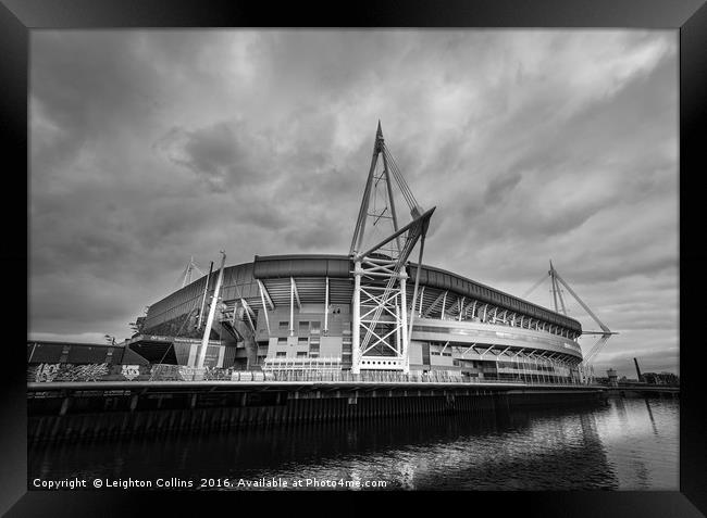 Principality Stadium, Cardiff Framed Print by Leighton Collins
