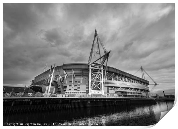 Principality Stadium, Cardiff Print by Leighton Collins