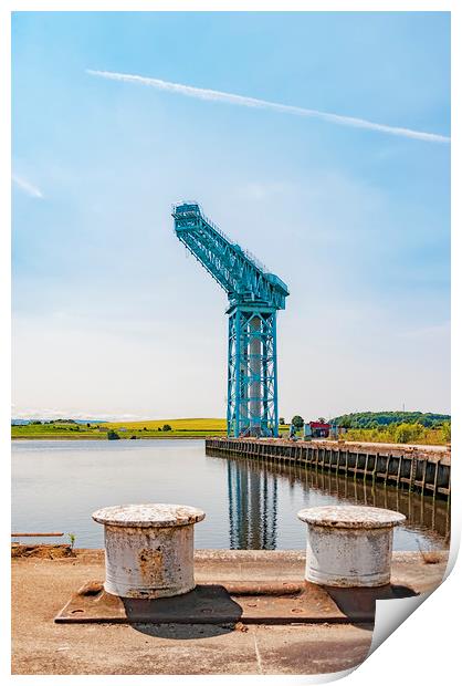 Titan Crane in Clydebank Print by Antony McAulay