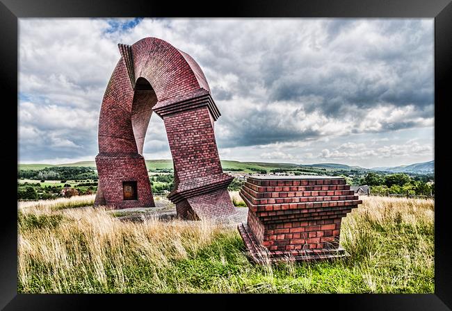 The Twisted Chimney Framed Print by Steve Purnell