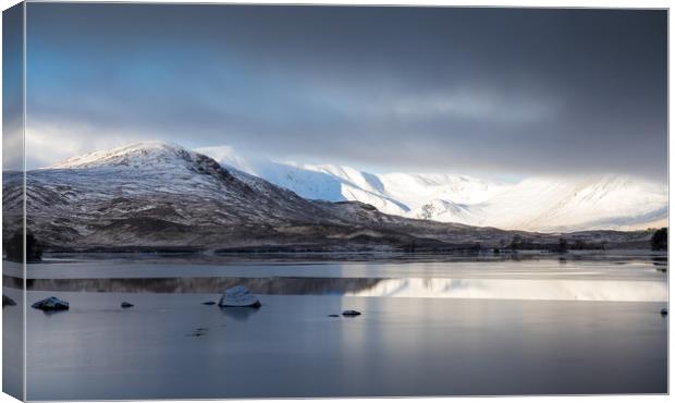Serene Beauty of Rannoch Moor Canvas Print by Tommy Dickson