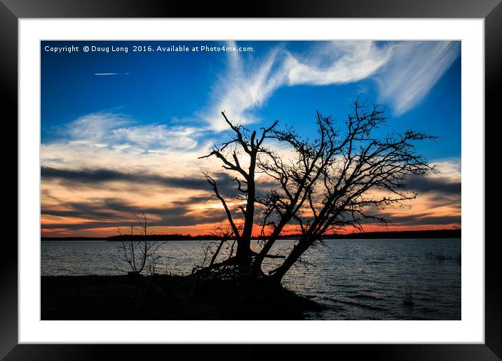  Silhouette Framed Mounted Print by Doug Long