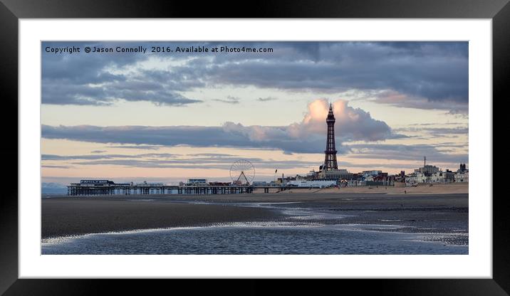 Blackpool Views. Framed Mounted Print by Jason Connolly