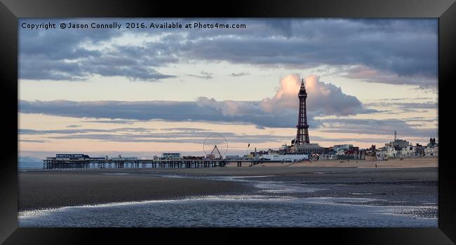 Blackpool Views. Framed Print by Jason Connolly