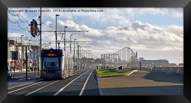 Blackpool Promenade Framed Print by Jason Connolly