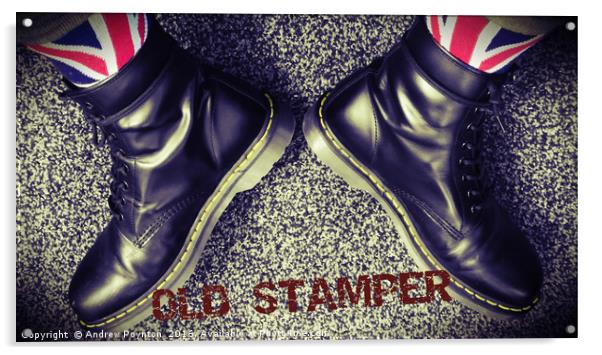 STAMPER Acrylic by Andrew Poynton