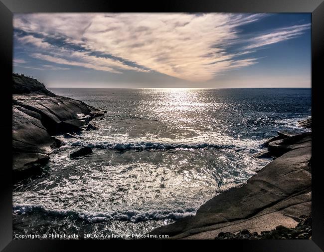Sparkling Sea Framed Print by Naylor's Photography