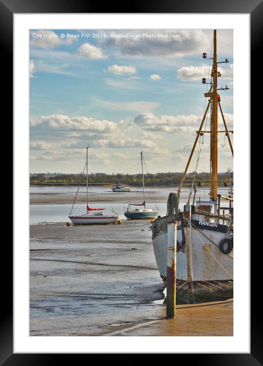 Across the Bow Framed Mounted Print by Brian Fry