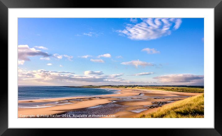 Simply Beadnell - Simply Beautiful  Framed Mounted Print by Naylor's Photography