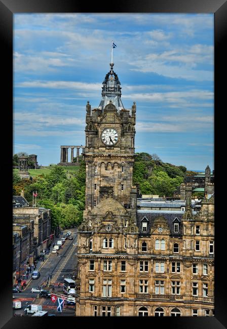 A View from Scott's Monument Framed Print by Joyce Storey