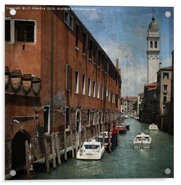 Venetian Days Acrylic by LIZ Alderdice