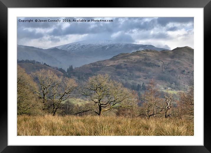 Little Langdale Views Framed Mounted Print by Jason Connolly