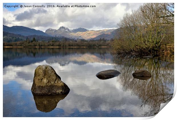 Elterwater, Cumbria Print by Jason Connolly