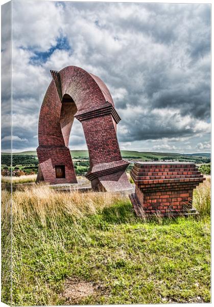 The Twisted Chimney 2 Canvas Print by Steve Purnell