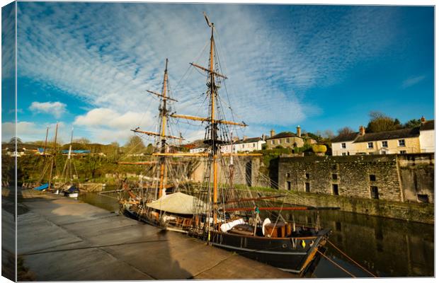 Charlestown Harbour Canvas Print by Michael Brookes