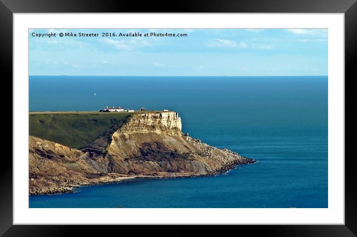 St. Aldhelm's Head Framed Mounted Print by Mike Streeter