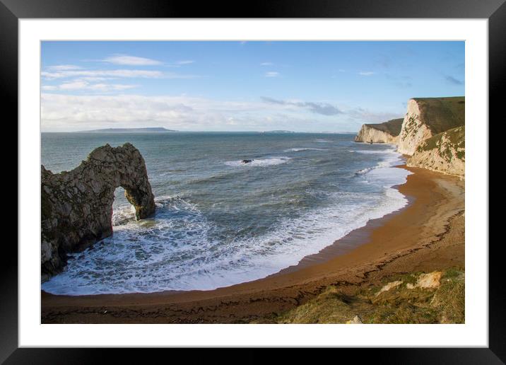 Durdle Door, Dorset Framed Mounted Print by Colin Tracy