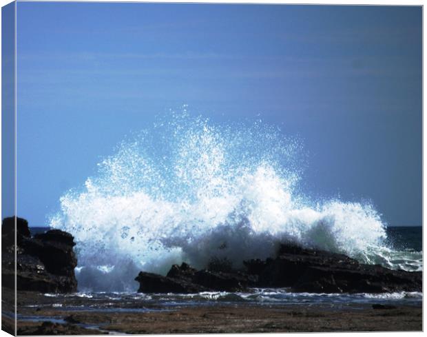 Crashing Wave Canvas Print by james balzano, jr.