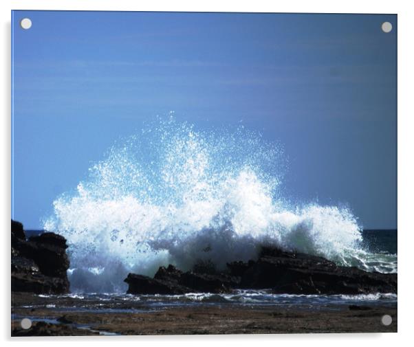Crashing Wave Acrylic by james balzano, jr.