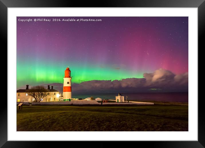 Aurora Borealis (Northern Lights) Framed Mounted Print by Phil Reay