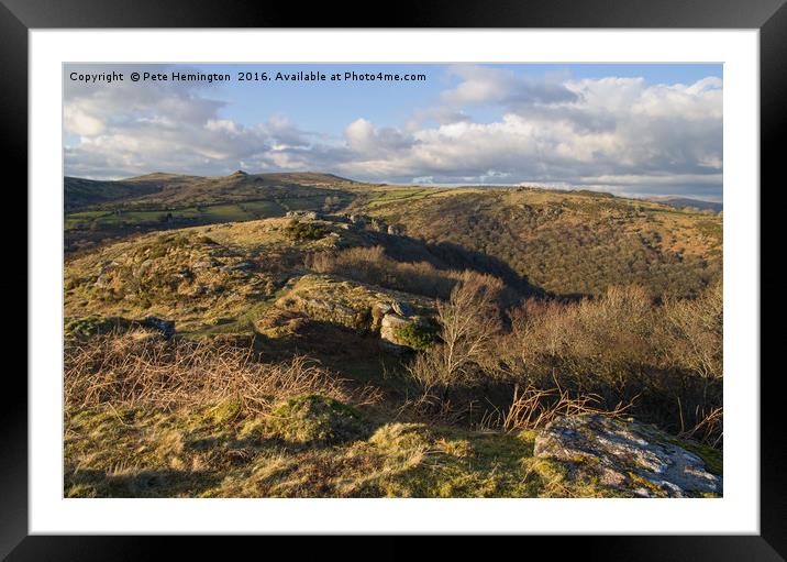 From Bench Tor to Sharp Tor Framed Mounted Print by Pete Hemington