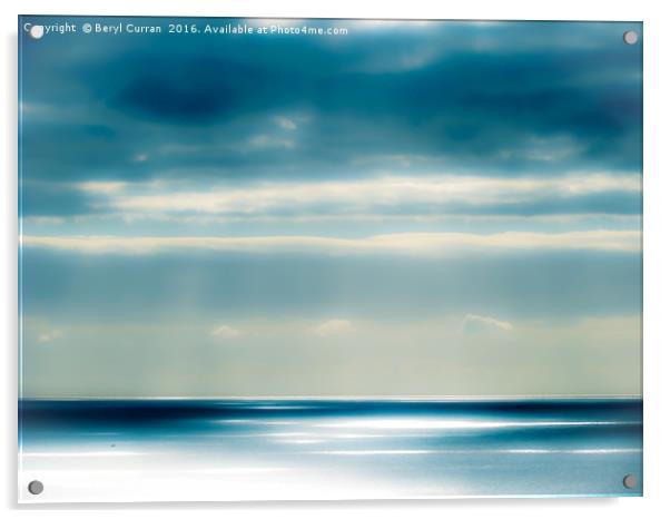 Serene Looe Seascape Acrylic by Beryl Curran