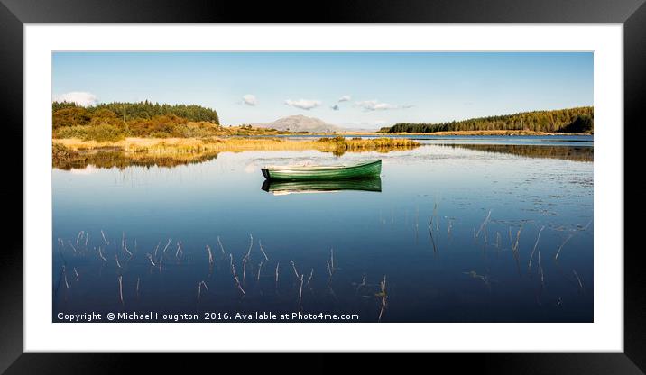Calm Framed Mounted Print by Michael Houghton