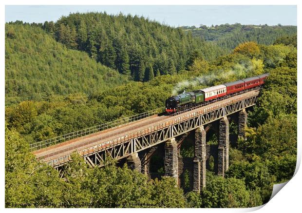 70000 Britannia Steam Train Print by Ashley Jackson