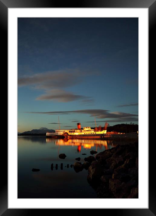 Maid of the Loch Twilight Framed Mounted Print by Grant Glendinning