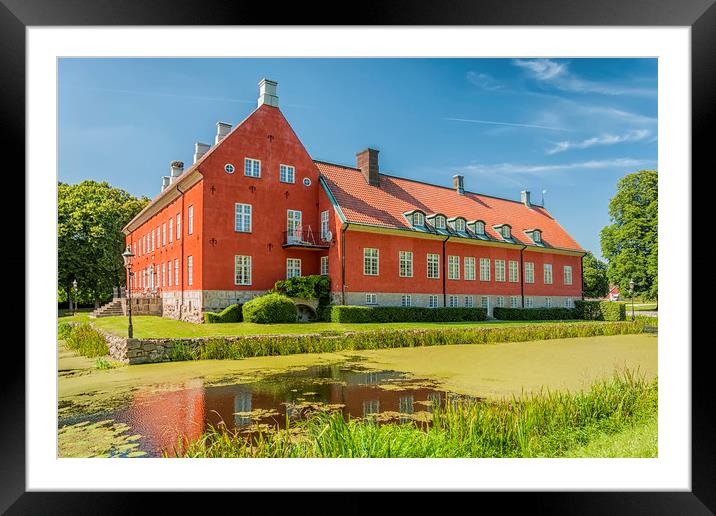 Hviderup Castle Framed Mounted Print by Antony McAulay