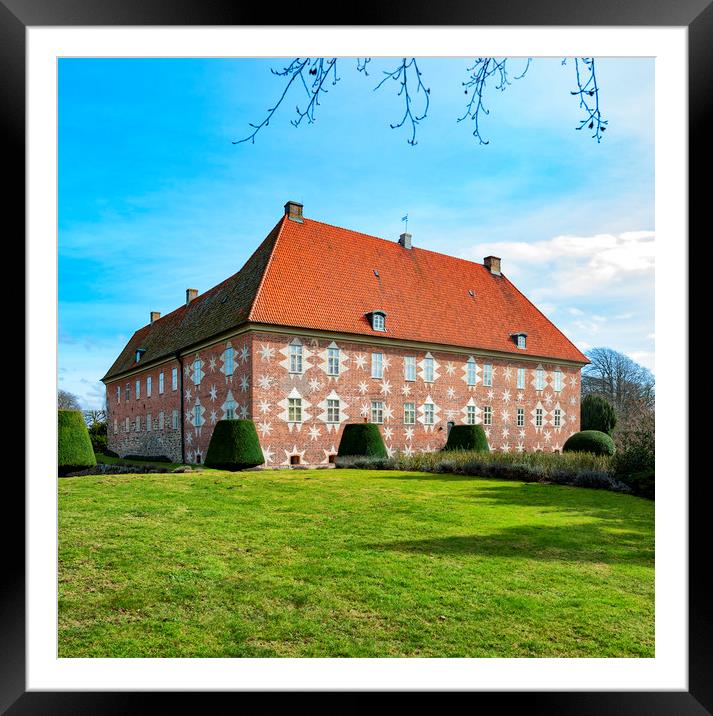 Krapperup Castle in Sweden Framed Mounted Print by Antony McAulay