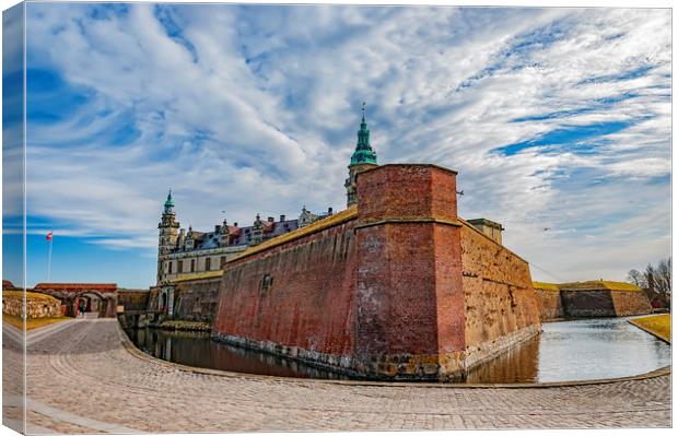 Kronborg castle of Hamlet Canvas Print by Antony McAulay