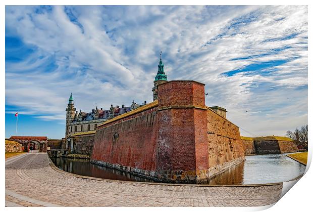 Kronborg castle of Hamlet Print by Antony McAulay