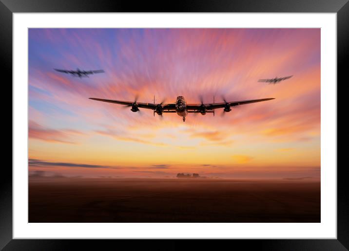 Bombers Framed Mounted Print by J Biggadike